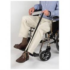 The Leg Loop Leg Lift allows a person to safely and effectively reposition the leg and foot onto a footrest, a bed, into a car, etc. by providing a more secure grip than merely tugging on a piece of clothing. The Leg Loop consists of two loops - a hand loop and a foot loop, one at each end of a rigid middle section. The Leg Loop Leg Lift helps people with limited lower extremity strength lift the leg and foot. It is designed to help people who have medical conditions in which they either partially or completely lose the ability to independently move their leg. Paraplegia, hemiplegia, paraparesis, hip surgery, and knee surgery are fairly common examples. The foot loop stays open until the strap is pulled and then conforms to the shape of the foot for a secure and comfortable grip. Rigid middle section allows for easy maneuverability. Once pulled, the loop closes and conforms to the shape of the foot for a secure and comfortable fit. This, combined with the rigid middle section" he asserts "makes it easier to place on the foot than other leg lifts and reduces the risk of the foot falling out and becoming injured. Leg Loop Leg Lift Specifications: Made of 1 inch (2.54cm) wide, high strength, nylon webbing. 36 inches (91.4cm) in length.