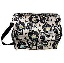 Beautiful poly-satin material with a fun print. Secure magnetic flap closure. 8 pockets for maximum organization. 2 external baby/water bottle pockets. Measures 15L x 4W x 12H inches. Made for the mom-on-the go, the Amy Michelle Go Bebe Seattle - Moroccan helps you to make sure you have everything you need within easy reach. With eight pockets for maximum organization, along with two external baby/water bottle pockets, you'll never have trouble finding enough space for diapers, wipes, a change of clothes, blankets, toys, and more! Its secure magnetic flap not only keeps everything safely inside, but also makes it easy for you to reach in and grab what you need. The included changing pad means never having to hunt down a clean surface for changing your baby while the stroller attachments makes it easy to bring this bag along when you're out and about. Easy-to-clean, this bag features antimicrobial lining which resists bacteria and keeps your lining bright. The comfortable should pad is adjustable up to a 21-inch drop length so you can choose the length that's perfect for you. Additional FeaturesSlip pocket on the back Includes a changing pad for your convenience Comfortable single adjustable webbing shoulder strap Stroller attachments included for your convenience Poly Satin fabric is easy to clean and water resistant Antimicrobial lining stays clean and bright About Amy MichelleAmy Michelle began with a conversation over dinner. In talking about how they balanced their time together, with family, and at work, friends Amy and Michelle envisioned a single line of accessories that would help other busy women do all three. The Boulder, Colo-based Amy Michelle's range of diaper, business, and travel bags allow women to place the essentials for every aspect of their lives in one fashionable, functional piece so they can carry on.