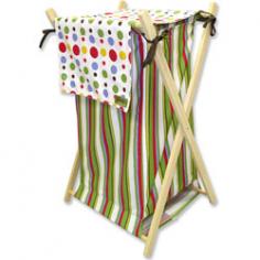 Adorable alphabet motif. Durable wooden frame. Bag made from soft cotton. Machine-wash cold. Bag: 15L x 27H inches. The Trend Lab Dr. Seuss ABC Laundry Hamper does double duty as attractive storage for unlaundered baby clothes as well as a way to keep your baby's room organized. Secured by a sturdy wooden frame a generously sized laundry bag holds one load. This hamper bag can be machine washed in cold water delicate cycle. Do not bleach. Tumble dry low and remove promptly and iron on low when needed. Assembly instructions are included. About Trend LabBegun in 2001 in Minnesota Trend Lab is a privately held company proudly owned by women. Rapid growth in the past five years has put Trend Lab products on the shelves of major retailers and the company continues to develop thoroughly tested high-quality baby and children's bedding decor and other items. With mature professionals at the helm of this business Trend Lab continues to inspire and provide its customers with stylish products for little ones. From bedding to cribs and everything in between Trend Lab is the right choice for your children.