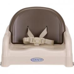 Graco Blossom Booster Seat Graco Blossom Booster Seat has a two-position, adjustable seat and three-point harness that will keep kids securely strapped in. Attach the booster seat using the installation straps to a dining table or a chair. The adjustable seat back can be removed when your kid grows and works well with Blossom's 4-in-1 seating system. Lightweight to carry and easy to fold, this is a great travel accessory for kids. This seat is available in blue, pink and brown colors. Why You'll Love It: This convenient booster seat can be securely attached to any large chair or table. Features Portable and easy to fold Washable seat Easy-to-wash tray Secure straps Weight Limit: Up to 50 lbs. NOTE: This booster seat can be used when kids can sit on their own, unassisted.
