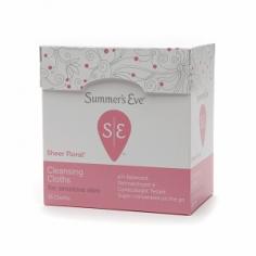 Designed to help wipe away odor-causing bacteria, Summer's Eve Sheer Floral Sensitive Skin Cleansing Cloths are a quick, discreet way to freshen up when you're on the go! Stash them in your purse or gym bag, and use them when you're pressed for time or don't have time to shower. Dermatologist and gynecologist tested and pH-balanced. The gentle formulas won't irritate sensitive skin and the cloths are alcohol-free and hypoallergenic. Size: 16 Count.