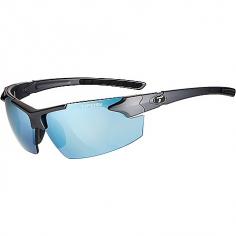 Whether you're at the shooting range or on a call, you need to protect your eyes from the sun's harmful rays. The Tifosi optics sunglasses provide full coverage when you're playing in the outdoors. Sunglasses have an open lens design. These stylish sunglasses feature de-centered shatterproof polycarbonate lenses to virtually eliminate distortion, give sharp peripheral vision, and offer 100% protection from harmful UVA/UVB rays, bugs, rocks, or whatever comes your way. This is the technology to choose if you enjoy spinning down the open road, jogging to your favorite beat, or flying through the shaded woods. The Jet FC Sunglasses come with Matte Gunmetal Frames with Smoke Bright Blue Lenses or Metallic Red Frames with Smoke Lenses. Smoke Lenses when the sun is high and the sky's deep-blue, Smoke Lenses show the least amount of color distortion and are perfect for use in full sun conditions. The Lore Sunglasses Frame is made of Grilamid TR-90, a homo-polyamide nylon characterized by an extremely high alternative bending strength, low density, and high resistance to chemical and UV damage. The Jet FC has hydrophilic rubber ear and nose pieces for a no-slip fit. The sunglasses weigh 1.0oz (29g). The Jet FC has hydrophilic rubber ear and nose pieces for a no-slip fit. The Tifosi Jet FC Sunglasses fit small, medium to large faces come with a storage bag and case and are covered by a limited lifetime warranty.