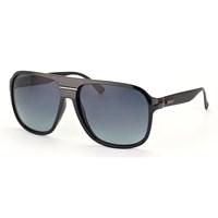 These Gucci Men's 1076/S Plastic Aviator Sunglasses are smart, fun and sexy. The unique frame color goes perfectly with the gray gradient lenses and is sure to turn heads. Beautiful authentic Gucci 1076/S 0GVB/HD Shiny Black/Gray Gradient Sunglasses made in Italy. Includes original case, cleaning cloth and authenticity card.