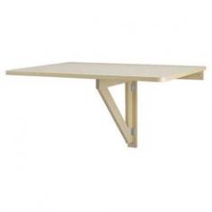 Color: Birch Product dimensions Width: 31 1/8" Depth: 23 1/4" Min. depth: 3 1/8" Good to know For use at table height: Mount the table to the wall so that the top edge of the table top reaches a height of ca. 29 1/8". For use at bar table height: Mount the table to the wall so that the top edge of the table top reaches a height of ca. 37 3/8" or 41 3/4", depending on seat height of the bar chair. For increased stability, re-tighten the screws about two weeks after assembly. Different wall materials require different types of fasteners. Product description Solid birch, Solid birch, Clear acrylic lacquer