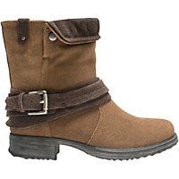 Give your look an edge with these women's MUK LUKS ankle boots. In chestnut. SHOE FEATURES Strappy upper Buckle detail SHOE CONSTRUCTION Faux-suede upper Faux-fur lining EVA midsole TPR outsole SHOE DETAILS Round toe Pull-on Padded footbed 1.5-in. heel Promotional offers available online at Kohls.com may vary from those offered in Kohl's stores. Size: 7. Color: Brown. Gender: Female. Age Group: Kids. Pattern: Solid. Material: Chestnut/Fauxfur/Fauxsuede.