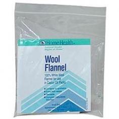 Wholesale Price - Home Health Wool Flannel Small Description: Wool Flannel 100% white wool flannel for use in castor oil packs Wool Flannel is used in the preparation and use of castor oil packs. Usage: Fold the wool flannel in two to four thicknesses to a size large enough to cover the body area involved. For abdominal application, the folded cloth should measure about 10 inches. Free Of Synthetics Disclaimer These statements have not been evaluated by the FDA. These products are not intended to diagnose, treat, cure, or prevent any disease.