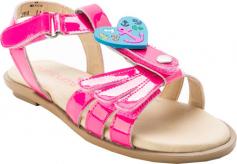 Spice up your summer with the seasonal fun of the Bumbums Baubles Allie sandal. Premium leather upper. Features two interchangeable charms to attach to the front strap, to mix up your look. Hook-and-loop closure for easy on and off. Synthetic lining and footbed. Durable and flexible rubber outsole. Imported. Measurements: Heel Height: 1 4 inWeight: 4 ozProduct measurements were taken using size 2 Little Kid, width M. Please note that measurements may vary by size.