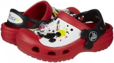 Crocs CC Mickey Paint Splatter Clog (Infant/Toddler/Youth) - Red Crocs, Inc. is a rapidly growing designer, manufacturer and retailer of footwear for men, women and children under the Crocs brand. All Crocs brand shoes feature Crocs' proprietary closed-cell resin, Croslite, which represents a substantial innovation in footwear. The Croslite material enables Crocs to produce soft, comfortable, lightweight, superior-gripping, non-marking and odor-resistant shoes. These unique elements make Crocs ideal for casual wear, as well as for professional and recreational uses such as boating, hiking, hospitality and gardening. The versatile use of the material has enabled Crocs to successfully market its products to a broad range of consumers.