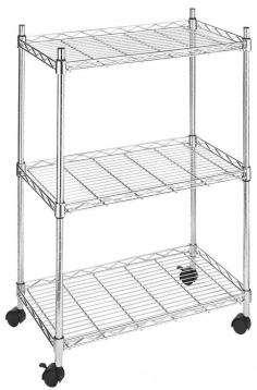 Whitmor Supreme 3-Tier Chrome Cart Whitmor Supreme 3-tier rolling cart Durable chromed steel Easy assembly with wrench (included) 250-lb. maximum capacity Whitmor Supreme cart Model 6056-344-N Locking caster wheels Questions about product or assembly? Call Whitmor toll free: 1-888-944-8667 About Whitmor Whitmor is a leading supplier of storage, organization, garment care and laundry accessory products. Established in 1946, Whitmor is a fourth generation family owned and operated business based in Southaven, Mississippi. It is Whitmor's commitment to provide its customers with value, innovation, outstanding customer service, high ethical standards and quality products that enable users to simplify and enhance their quality of life. Whitmor's customer service team welcomes the opportunity to speak directly with any purchaser who requires assistance with a product or who simply has any question whatsoever pertaining to a Whitmor product. You may contact Whitmor toll-free at 888-944-8667 or via email at customer service@whitmor.com.