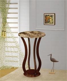 Coaster realizes the importance of your home, which is why they have an endless variety of furniture in countless styles and designs. The designs are capable of fitting the needs all around the home and the quality is at a level you can trust. This lovely plant table has a faux marble top, and is finished in Cherry. Accessories not included. Simple assembly required. Dimensions: 18" L x 18" W x 28.5" H; 11.58 lbs.