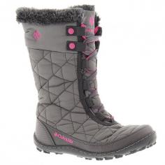 As functional as it is cute, the mukluk-inspired Columbia Minx Mid II Omni-Heat Waterproof boot is insulated and lined with thermal reflective dots to keep her cozy to 25 below. Sure to become her cold-weather favorite, this girls' lace-up boot features a quilt-stitched, waterproof synthetic upper backed up by a waterproof membrane and accented with faux fur at the topline; a mudguard wrap adds resiliency and guards against scuffing. A removable polyurethane insole and Techlite midsole deliver cushioned comfort with every step. The Columbia Youth Minx Mid II Omni-Heat Waterproof girls' winter boot is finished with a non-marking Omni-Grip rubber outsole so you don't have to worry when she's crossing snowy, icy surfaces.
