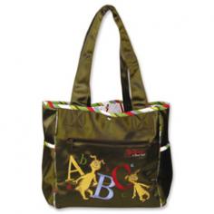 Fun Dr. Seuss letters and characters on front Crafted from durable nylon4 interior pockets for organization Snap closures keeps your items secure Measures 13L x 7W x 12H inches. Beautifully designed with beloved characters from Dr. Seuss, the Trend Lab Dr. Seuss ABC Tulip Tote Diaper Bag is perfect for moms and dads alike. Beautifully designed in a classic tote style, this bag features four interior pockets, two exterior side bottle pockets, and a back and front pocket. With plenty of space so you never have to worry about having enough room for your baby's essential items, this bag is great for day trips as well as overnight trips. A removable changing pad makes it simple to change your baby wherever you are while the snap closure keeps everything safely inside. Additional Features 2 side bottle pockets, front pocket, back pocket Back exterior pocket has a Velcro closure Front exterior pocket zips shut Includes a removable, coordinating changing pad Dirty duds zippered pouch for soiled clothing About Trend LabBegun in 2001 in Minnesota, Trend Lab is a privately held company proudly owned by women. Rapid growth in the past five years has put Trend Lab products on the shelves of major retailers, and the company continues to develop thoroughly tested, high-quality baby and children's bedding, decor, and other items. With mature professionals at the helm of this business, Trend Lab continues to inspire and provide its customers with stylish products for little ones. From bedding to cribs and everything in between, Trend Lab is the right choice for your children.