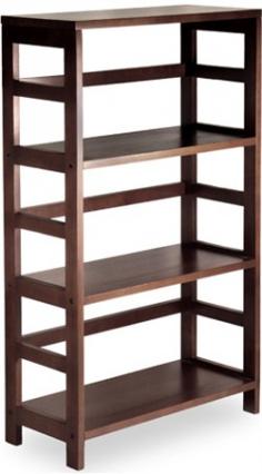 Get organized with this Winsome Leo storage shelf. In espresso finish. Product Features: Three shelves offer ample storage space. Modern lines add contemporary flair. Product Details: 42H x 25.20W x 11.22D Wood Each shelf holds one large or two small rattan baskets (not included) Assembly required Wipe clean Manufacturer's 60-day limited warranty Model no. 92425 Promotional offers available online at Kohls.com may vary from those offered in Kohl's stores. Color: Brown. Gender: Unisex. Age Group: Adult. Material: Wood.