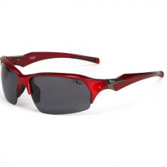 The Windchaser sunglasses from Coleman feature an aerodynamic half-frame design for a perfect fit during sports or other activities. Polarized HD lenses cut glare while providing 100-percent UVA and UVB protection. Baseball players are sure to love these sunglasses when searching the skies for fly balls in bright sunlight, and golfers have a fighting chance against the sun's rays when trying to spot balls gone astray in high rough. The polarized lenses on these sporty sunglasses are perfect for fishing trips, since the lenses reduce glare on the surface of the water. Color options: Red frame with smoke lens Style: Sport Model: C6027-C1 Frame: Plastic Lens: Smoke Protection: 100-percent UVA/UVB protection Eyewear collection: Coleman Dimensions: 89mm x 20mm x 152mm