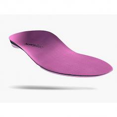 The Superfeet BERRY insole is designed primarily to provide comfort with support, for anyone having to run, walk or stand for an extended period of time. Superfeet BERRY insoles have a forefoot shock pad for added comfort. Features Agion antimicrobial top cover treatment. Ideal for Women s Medium to High Arch shaped feet. Recommended footwear: Industrial and athletic footwear with a removable insole. 1) Rear-Foot Control Point Only Superfeet provides this feature to control over-pronation, thus helping keep your foot correctly aligned. Result: less stress on muscles and joints. 2) Mid-Foot Control Point Another Superfeet original. This area stabilizes the mid-foot. Combined with Rear-Foot Control Point, this enables you to use your skeletal strength to your advantage. Result: a very stable foot, creating less muscle fatigue and more endurance. 3) Patented Support Bridge This feature activates all the control points for better balance and alignment during the stride. An essential feature exclusive to Superfeet. 4) Long-Wearing Trocellen TM Foam We use only high-quality, durable closed-cell foam. Result: long-lasting comfort for your pursuits. 5) Natural Shock Absorption System Only Superfeet uses this three-part system to naturally soften heel shock. This includes: (a) deep heel pocket to center fat pad (b) slight rocker bottom to allow for some foot roll (c) soft flange to allow for some soft tissue expansion. Result: a soft landing every time. 6) New Etc. Top Cover Only from Superfeet Significantly reduces friction and heat inside the shoe. Also keeps you cooler in summer and warmer in winter Result: less moisture, blistering and bacteria. SUPERFEET SIZING CHART. Men's: 5.5-7 (C), 7.5-9 (D), 9.5-11 (E), 11.5-13 (F), 13.5-15 (G), 15.5-17 (H). Women's: 4.5-6 (B), 6.5-8 (C), 8.5-10 (D), 10.5-12 (E). Kid's: 11.5-13 (J), 13.5-2 (A), 2.5-4 (B). 6409