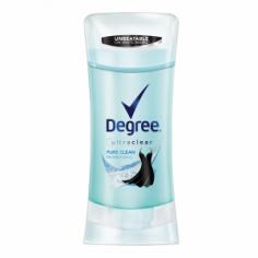 Worry about white marks making you sweat? Others go on clear, but Degree Ultra Clear stays clearer. The Little Black Dress Approved formula alleviates white marks on skin and clothes, while giving you long lasting wetness and odor protection so you look and feel fabulous - whithout the worry.