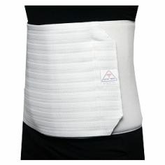 This Elastic Abdominal Binder is specially designed to fit a woman s body. Decreases pressure and provides excellent support to the abdomen waist and lumbo-sacral areas. Back pocket for optional removable moldable thermoplastic insert. Provides relief after surgery in the abdominal area. 12 Wide and comfortable to wear unnoticeable when worn beneath clothes. Improves balance and weight distribution; provides a general slimming effect. Made with breathable elastic in back and soft foam across the abdomen. Features velcro hooks for adjustments and a better fit. Highly recommended by doctors after pregnancy as a postpartum abdominal support (especially after C-section and as a breast binder). Size: L.