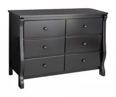 Measures 48.5W x 20.75D x 34.75H in.6 spacious drawers Solid and engineered wood in choice of finish Smooth metal drawer glides Drawers feature safety stops Non-toxic finish meets/exceeds ASTM standards Assembly required. Simple, timeless elegance and practical function combine to make the Delta Canton 6 Drawer Dresser the perfect addition to any child's room. With a smooth, easy-to-clean surface top that can double as a bedside table or bedroom television stand, this versatile dresser has ample storage space for all life has to throw your way. Six generous drawers offer plenty of space for keeping your child's clothes and other belongings handy. Durable metal drawer glides ensure smooth drawer opening, while safety stops prevent drawers from accidentally pulling out. Available in a choice of color options, the non-toxic finishes are tested for lead and other toxic elements to meet or exceed government and ASTM safety standards. A sturdy construction from solid wood and wood composites ensures this dresser lasts not just through your child's infancy, but all the way to adolescence and even adulthood. About Delta Children's ProductsStarting with the birth of his son Sam in 1947, first-time parent Louis Shamie founded Delta Children's Products as a way to help provide other new families with high-quality essentials for them and their children. When his first grandchild was born in 1984, Mr. Shamie took his efforts one step further, and in a single day was able to receive a patent for a crib design that could be assembled without hooks, screws or tools. From that day forward, Louis dedicated his company to creating quality pieces of furniture that gave parents the safety the needed with the design and affordability that they deserved. Today, Delta Children's Products is led by Louis's sons, Sam and Joseph Shamie. Color: Black.