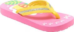 Spring fashion is kicking off as soon as she slips her feet into the Emma 2 flip flop! Textile upper. Slip-on design for quick and easy on and off. Printed EVA footbed. Durable rubber outsole. Imported. Measurements: Weight: 2 ozProduct measurements were taken using size 2-3 Little Kid, width M. Please note that measurements may vary by size.