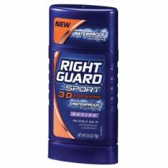 Right Guard Sport solid anti-perspirant deodorant is developed specifically for active people. This deodorant stick provides all-day protection against odor and wetness while it helps protect your clothes with its anti-stain formulation. Size: 2.8 ounces Quantity: One (1) deodorant stick Targeted area: body Skin type: All types Active ingredients: Aluminum Zirconium Pentachlorohydrex Gly (17.8%), Cyclopentasiloxane, Stearyl Alcohol, PPG 14 Butyl Ether, Hydrogenated Castor Oil, Myristyl Myristate, Silica Dimethyl Silylate, Fragrance, Silica We cannot accept returns on this product. Due to manufacturer packaging changes, product packaging may vary from image shown.