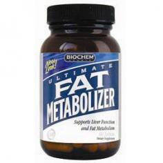 Biochem by Country Life - Ultimate Fat Metabolizer - 90 Tablets Biochem by Country Life Ultimate Fat Metabolizer. Country Life Biochem Ultimate Fat Metabolizer is a Dietary Supplement which supports liver function and fat metabolism. Ultimate Fat Metabolizer has been formulated to help athletes and those concerned with fat metabolism. Ultimate Fat Metabolizer supplies the most sophisticated nutrients, amino acids and herbs which work in tandem to support liver function and fat metabolism. Biochem by Country Life Ultimate Fat Metabolizer Contains: No Yeast No Wheat No Gluten No Milk No Salt No Sugar No Starch No Preservativers No Artificial Colors Ultimate Fat Metabolizer: Vegetairan Kosher Contains No Wheat Contains No Gluten Contains No Milk Contains No Salt Contains No Sugar No Starch Contains No Preservatives No Artificial Colors Biochem SportsEach product within the Biochem Sports and Fitness Systems has been carefully formulated to target the right enzymatic systems within the body so that each individual can achieve the pinnacle of performance. Each product is unique and nutritionally balanced to provide maximum performance. In formulating the Biochem Sports and Fitness Systems, Country Life has taken into consideration the special needs of both anabolic and aerobic fitness. However, no sports program can work without proper diet and good health habits. Athletes should consult diet guides appropriate to their specific sport. Anabolic and aerobic activities place different demands upon the body and may call for different ratios of protein, carbohydrate and fat to ensure peak performance. For instance, athletes involved in power sports and in bodybuilding typically require more protein, whereas endurance athletes may require more carbohydrates to replenish glycogen stores. Sports and fitness have become an American way of life. From the serious bodybuilder to the weekend warrior, Americans have turned their energy toward individual peak performance.