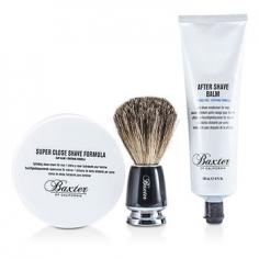 ($86.00 Value) Upgrade your daily shaving routine with our Shave 123 Kit. Nothing beats the luxury-or pleasure-of lathering up a quality badger brush and shaving right. The badger hair bristles help evenly distribute the thick, luxurious shaving formula and lift facial hair for a close shave. Finish off with our best selling, soothing after shave balm. Your grandpa would be proud. Kit includes: Best Badger Shave Brush Super Close Shave Formula (8 oz. / 240 ml) After Shave Balm (4 oz. / 120 ml) Ingredients: Please see individual item.