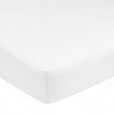 Create tender moments in your baby's nursery with this Carter's easy-fit sateen crib fitted sheet? featured here in white. This 200 thread count fitted sheet provides extra softness for your baby's comfort - 100% cotton. Reinforced corners for a secure and premium fit. The great thing about Carter's bedding collection is that it fits into any nursery style, allowing you to mix-n-match quality coordinates as you like! Sheet fits standard crib mattress - 28? x 52? (71.1cm x 132.1cm). Machine wash.
