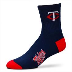 Head to toes. Being a fan means dressing up and down in your favorite team's gear. Why should your feet be left out? So what are you waiting for? Pick up these For Bare Feet Minnesota Twins socks right&hellip;NOW! Note: Men shoe size 8-13 order large, women shoe size 6-11 and youth shoe size 5-10 order medium. Product Features Official team logos on the ankle and arch Coordinating heel and toe color Ribbed ankle Fabric & Care Polyester/nylon/spandex/rubber Machine wash Imported Promotional offers available online at Kohls.com may vary from those offered in Kohl's stores. Size: M. Color: Blue. Gender: Male. Age Group: Kids. Material: Polyester/Nylon/Spandex.