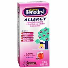 Cherry Flavored. Relief of: Runny nose, sneezing, itchy, watery eyes, itchy throat or nose. Tips for Outdoor Allergies: Avoid being outside when the pollen count is high, typically int he morning; Shower and change clothing after spending time outdoors. Tips for Indoor Allergens: Wash sheets and blankets in hot water and use the dryer weekly; Minimize contact and keep pets out of the bedroom to help with pet allergies.