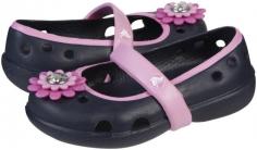 Add some razzle dazzle to your day with the snazzy style of the Keely mary janes. These adorable shoes are constructed with fully molded croslite for lightweight comfort. Slip-on design for easy on and off. Croslite ankle strap for a secure fit. Imported. Measurements: Weight: 2 ozProduct measurements were taken using size 8 Toddler, width M. Please note that measurements may vary by size.