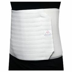This Elastic Abdominal Binder is specially designed to fit a woman s body. Decreases pressure and provides excellent support to the abdomen waist and lumbo-sacral areas. Back pocket for optional removable moldable thermoplastic insert. Provides relief after surgery in the abdominal area. 12 Wide and comfortable to wear unnoticeable when worn beneath clothes. Improves balance and weight distribution; provides a general slimming effect. Made with breathable elastic in back and soft foam across the abdomen. Features velcro hooks for adjustments and a better fit. Highly recommended by doctors after pregnancy as a postpartum abdominal support (especially after C-section and as a breast binder). Size: S.