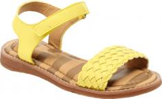 It is recommended that you size up if your little one is in between sizes. The Gisela sandal will be her favorite summer sandal! Man-made upper with woven detail on the vamp. Hook-and-loop closure at instep for easy on and off. Soft man-made lining and a cushioned footbed. Durable rubber outsole. Imported. Measurements: Heel Height: 3 4 inWeight: 5 ozProduct measurements were taken using size 1 Little Kid, width M. Please note that measurements may vary by size.