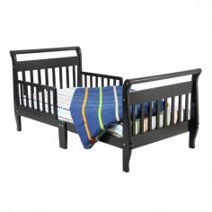 With this Dream On Me toddler bed, you don't have to sacrifice style for quality. Sleigh styling provides a classic look, while the solid wood construction and nontoxic finish make it a durable and safe choice. Find more bedroom furniture at Kohls.com. Low-to-the-ground design makes it easy to crawl into bed. Guardrails keep your little one protected. Details: 28H x 30W x 57D Wood Spot clean Mattress not included Some assembly required Manufacturer's 30-day warranty Model numbers: Cherry: 642-C Pink: 642-P Natural: 642-N Espresso: 642-E Black: 642-K Pecan: 642-PC Promotional offers available online at Kohls.com may vary from those offered in Kohl's stores. Size: TODDLER. Color: Black. Gender: Female. Age Group: Kids. Material: Wood.