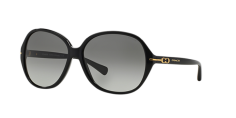 Bailey HC8118 is a full rim frame for women, which is made of acetate. This model features a square shape, with a single bridge. The coach label is displayed on the temple. Sunglasses come with a cleaning cloth and protective carrying case.