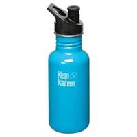 Whether you're heading out for a short hike or giving that big presentation at work the 18 oz. Classic Klean Kanteen? holds enough to keep you hydrated, but is also small and compact so it fits easily into your bag, pack or briefcase. Its made from high quality food grade stainless steel that's totally free of BPA and other toxins. Because stainless steel is safe, the bottles have not been coated with a plastic or epoxy lining, which is one of the main differences between a stainless steel Klean Kanteen? and aluminum bottles. The large mouth design makes it easy to put in ice cubes or a smoothie packed with berries. BPA free and eco friendly. Doesn't retain or impart other flavors. Slim design, fits into most bottle/cup holders. Fits in most standard bike cages. Round corners are easy to clean with no hard angles where dirt germs or bacteria can stick. Fits large ice cubes. Reusable and 100% recyclable. BPA-free polypropylene (pp#5) caps. Stainless loop and flat accessory caps are available. Materials: 18/8 food grade stainless steel. Caps are made of BPA free polypropylene (pp#5) Size: H 7" (without cap) x W 2.75 Weight: 5 oz. (without cap) Capacity: 18 fl oz.