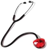 MWP1103 Features Stethoscope Ultra-sensitive acoustics for use through bandages or clothing with an accurate through up to 10 layers of terry cloth towel Heart-shaped head is manufactured from high impact shatter resistant acrylic resin Size: Adult Product Type: Stethoscopes