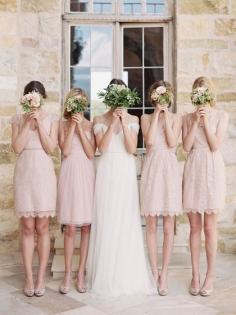 Sheath/Column Online V-neck Lace Sashes / Ribbons Short/Mini Bridesmaid Dresses #PWD01012752