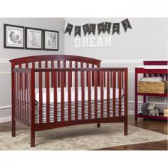 A 4-in-1 design allows this Dream On Me crib to transform into a toddler bed, daybed or a full-size bed to accommodate your growing child. Product Features: Adjustable dual-position mattress support ensures baby's comfort. Nontoxic finish offers protection from harmful chemicals. Two stationary side rails keep little one secure. Safety guard rail prevents toddler from falling. CPSC-certified. Product Details: 30H x 41W x 53.5D Standard Dream On Me crib mattress, bed rails, full-size mattress & bedding (not included) Wood Some assembly required Manufacturer's 30-day limited warranty Model numbers: Cherry: 664-C Espresso: 664-E Black: 664-K Natural: 664-N White: 664-W Promotional offers available online at Kohls.com may vary from those offered in Kohl's stores. Size: One Size. Color: Brown. Gender: Unisex. Age Group: Infant. Material: Wood.
