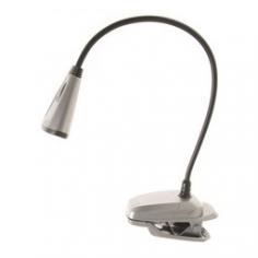 Shop for Lighting & Ceiling Fans at The Home Depot. Experience the convenience of a hands-free light right where you need it with this Fulcrum 20019-301 clip on work light. Fully flexible metal gooseneck is 24 in. L. Clip the portable light to the edge of a desk when paying bills, a work station when fixing things or working on hobbies, a kitchen counter for extra light over the cookbook, or a barbecue to make sure the kabobs and summer veggies grill to perfection. The versatile, battery operated light means fast, easily accessible light for the task at hand no cumbersome cord or need for an outlet. Color: Silver.