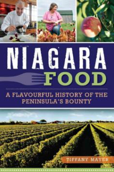 A look at the history and culture of food, wine, and culinary culture in southern Ontario's Niagara region. The Niagara region has a unique culinary history and tradition. From its mild microclimate that supports the cultivation of tender fruits - peaches, cherries, and more - to its role as the birthplace of the Canadian wine industry and home to a new generation of trailblazing chefs and restaurateurs, the Niagara region boasts a food and wine heritage that rivals any in North America. Niagara food writer, advocate, and activist Tiffany Mayer provides a thoughtful look at the many elements of Niagara's culinary past and present, including the planting of the first orchards and vineyards, the rise and fall of the local canning industry, the artisans responsible for crafting the region's most beloved food products, and the Greenbelt Act, which protects more than a million acres of the area's most precious agricultural land.