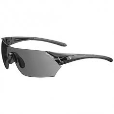 The Tifosi optics sunglasses provide full coverage when you're playing in the outdoors. These stylish sunglasses feature de-centered shatterproof polycarbonate lenses to virtually eliminate distortion, give sharp peripheral vision, and offer 100% protection from harmful UVA/UVB rays, bugs, rocks, or whatever comes your way. Lens installation/removal is fast-and-easy. This is the technology to choose if you enjoy spinning down the open road, jogging to your favorite beat, or flying through the shaded woods. Dial in your Tifosi interchangeable sunglasses with choice of Matte Black or Metallic Silver Frames with Smoke, AC Red and Clear Lenses or Matte Black Frames with Clarion Red, AC Red and Clear Lenses. Smoke Lenses when the sun is high and the sky's deep-blue, Smoke Lenses show the least amount of color distortion and are perfect for use in full sun conditions, AC Red for sunny-to-cloudy conditions, AC (All Conditions) Red lenses offer an enhanced view in cloudy or foggy weather. AC Red lenses provide contrast in mid to low lighting conditions, and Clear Lenses for low light, Clear Lenses enable the wearer to have protection at night, or other extremely low lighting conditions. Although clear, these Tifosi Optics lenses still offer 100% UVA/UVB protection. The Clarion Red Lenses Tifosi's new Clarion Mirror lenses feature a hydrophobic coating that repels water and sweat to help prevent moisture from gathering on the lens, increasing visibility and preventing distortion. The Podium Sunglasses Frame is made of Grilamid TR-90, a homo-polyamide nylon characterized by an extremely high alternative bending strength, low density, and high resistance to chemical and UV damage. The Podium has hydrophilic rubber ear and nose pieces for a no-slip fit. The sunglasses weigh 1.1oz (30g). Sunglasses have adjustable ear and nose pieces for a customizable, comfortable fit. The Tifosi Podium Sunglasses fit medium to extra large faces. Tifosi Sunglasses come with a storage bag and case and are covered by a limited lifetime warranty.