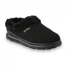 Slip into comfort in these cozy women's Skechers BOBS cherish - wonder-fall slip-on shoes. SHOE FEATURES Comfort clog slipper Soft sweater-knit design Memory foam footbed Intended for indoor use SHOE CONSTRUCTION Fabric upper Faux-fur lining Rubber outsole SHOE DETAILS Round toe Slip-on Lightly padded footbed Promotional offers available online at Kohls.com may vary from those offered in Kohl's stores. Size: 5.5. Color: Black. Gender: Female. Age Group: Kids. Pattern: Solid. Material: Fauxfur/Foam/Knit.