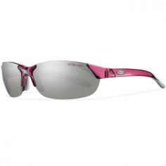 Lightweight, contemporary, and performance driven, Smith Women's Parallel Sunglasses feature interchangeable lenses for changing light conditions.Medium fit; medium coverage; Nine base curve provides maximum amount of wrap around your face. Gray lens with platinum mirror coating reduces visible light and glare by reflecting it away from the eye. 11% VLT (Visible Light Transmission). Lenses provide 100% protection from harmful UVA/B/C rays. Scratch- and impact-resistant Carbonic TLT lenses are optically corrected to maximize visual clarity and object definition&#x97;ideal for sport and casual use. Tapered LensTechnology (TLT) ensures distortion-free vision through a curved lens. Hydroleophobic lens coating repels moisture, grease, and grime. Evolve frame&#x97;durable, lightweight, fully transparent (Rilsan Clear material made from renewable castor plants; over 53% bio-based). Hydrophilic Megol nose and temple pads grip your skin to help keep the frame in place; gripping power increases when introduced to moisture. Includes interchangeable Ignitor and Clear lenses:. Ignitor lenses for medium to overcast conditions with 32% VLT and 100% protection from harmful. UVA/B/C rays; maximize an object&#x92;s definition and enhance depth perception. Clear lenses for dark and low-light conditions with 98% VLT and 100% protection from harmful UVA/B/C rays. Frame measurements: 65, 15, 125 (eye, bridge, temple); eye measurement is the horizont