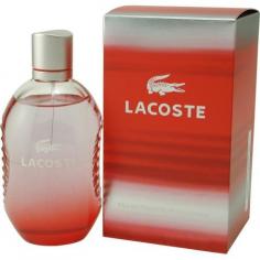 In its vibrant red bottle, this Lacoste Red eau de toilette spray is described as "the perfect match for the active man". Top notes of Siberian pine and green apple blend with a heart of jasmine, cedar leaves and white musk, rounded off with a woody base of patchouli and vetiver. Fragrance Direct customers love the Lacoste Red range for men for its aromatic, masculine smell, which lasts all day long, and isn't too overpowering on the senses. As well as the stunning presentation of the bottles, Lacoste Red also provides excellent value for money. Lacoste was founded in 1933 by Frenchman Rene Lacoste, a keen tennis player, and is thought to be the first brand to ever have a brand name appear on the outside of an article of clothing. Instantly recognisable by its green crocodile logo, the Lacoste brand now incorporates a range of fragrances and aftershaves, including the Lacoste Red collection for men.