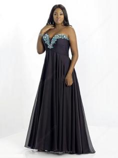 A-line Casual Chiffon with Crystal Detailing Sweetheart Prom Dress #PED02014877