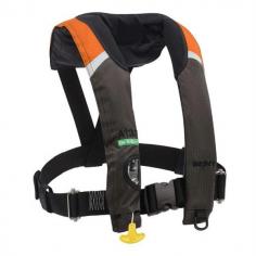 The Onyx Outdoor A-33 In-Sight Automatic Stole IPFD Life Jacket comes in orange with one universal size fits all. This U.S. Coast Guard approved Type V life jacket comes with Type III performance and has a soft neoprene neckline for all day comfort. The Red is built with 200 denier nylon ripstop and has reflective piping for increased visibility. The life jacket has a D-ring attachment for small accessories. It uses a M-24 Rearming Kit.