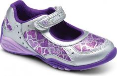 Make everything nice with the SS Panache from Stride Rite. Pearlized leather and sparkle-fabric upper features colorful stitching and details with white and pink lights that flash with every step. Adjustable hook-and-loop closure for an easy on and off. Breathable mesh lining and insole. Nonmarking rubber outsole for convenience and durability. Flexible and lightweight outsole. Imported. Measurements: Weight: 4 ozProduct measurements were taken using size 8.5 Toddler, width W. Please note that measurements may vary by size.