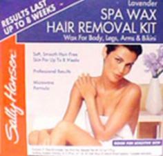 A gentle wax that gives you spa smooth skin with lasting results without irritation. Spa Wax Hair Removal Kit for Body includes: Spa Wax Hair Remover 2 Soothing Azulene Finishing Oil 3 20 Cloth Strips 4 8 Natural Wood Spatulas 5 Complete Instructions The lavender infused wax shrink wraps, grabbing your hair, not your skin, for virtually pain-free spa results. Azulene Oil soothes and softens skin for post wax relief. Results last up to 8 weeks* Reduces the appearance of hair regrowth. *Indivdual results may vary.