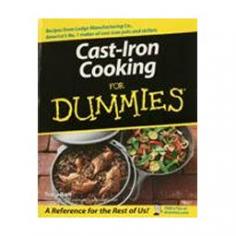 Tips for cooking in home or while camping. Tips for cast iron selection, care, and use. 150 recipes for all occasions. Written by Tracy Barr. Tons of information packed into 304 pages. The Lodge CBCID Cast Iron Cooking for Dummies helps you get the most out of your cast-iron cookware. Helpful tips for selecting, cleaning, caring, and seasoning are provided in clear, easy to understand English. Over 100 succulent recipes are included - from appetizers to desserts - as well as how-to guides for both indoor and outdoor cooking with grills or campfires. Each of the book's 360 pages is packed with novice-friendly information, making this book a necessity. About Lodge Cast IronThe oldest family-owned cookware foundry in America, Lodge Cast Iron was founded by Joseph Lodge in 1896. Located in South Pittsburg, Tenn, alongside the Cumberland Plateau of the Appalachian Mountains, Lodge is a family-operated business producing an extensive selection of quality cast iron goods, including Dutch ovens, the largest selection of cast iron skillets on the market, deep fryers, country kettles, and more. The legendary cooking performance of Lodge Cast Iron cookware keeps it on the list of kitchen essentials for great chefs and home kitchens alike. After more than 112 years in the business, Lodge cast iron cookware made generations ago is still in the kitchens of fourth generation cooks - proof that Lodge cast iron products can last more than a lifetime.
