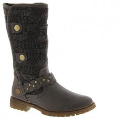 These women's MUK LUKS boots feature button and strap details. SHOE FEATURES Button and strap accents Cable-knit shaft Lug sole SHOE CONSTRUCTION Faux-leather, fabric upper Faux-fur lining EVA midsole TPR outsole SHOE DETAILS Round toe Pull-on Padded footbed 1.25-in. heel 10.75-in shaft 15-in. circumference Promotional offers available online at Kohls.com may vary from those offered in Kohl's stores. Size: 10. Color: Brown. Gender: Female. Age Group: Kids. Pattern: Solid. Material: Fauxleather/Fauxfur/Knit.